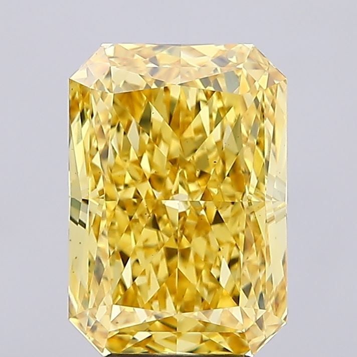 Loose Diamond - RADIANT 5.16ct Fancy Vivid Yellow VS1: Loose Diamond - RADIANT 5.16ct Fancy Vivid Yellow VS1 Source: This is a real non-mined Diamond that has been grown in a lab Shape: RADIANT Carats: 5.16 Color: Fancy Vivid Yellow Certification: IGI Vid