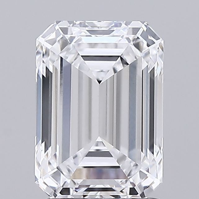 Loose Diamond - EMERALD 2.07ct D VVS2: Loose Diamond - EMERALD 2.07ct D VVS2 Source: This is a real non-mined Diamond that has been grown in a lab Shape: EMERALD Carats: 2.07 Color: D Clarity: VVS2 Certification: IGI Video: