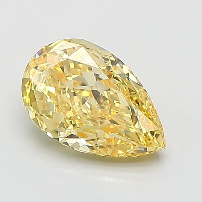 Loose Diamond - PEAR 1.02ct Fancy Vivid Yellow VS1: Loose Diamond - PEAR 1.02ct Fancy Vivid Yellow VS1 Source: This is a real non-mined Diamond that has been grown in a lab Shape: PEAR Carats: 1.02 Color: Fancy Vivid Yellow Certification: IGI Video: