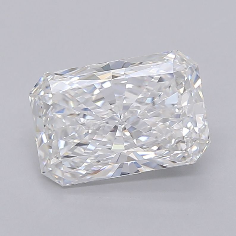 Loose Diamond - RADIANT 2.55ct E VVS2: Loose Diamond - RADIANT 2.55ct E VVS2 Source: This is a real non-mined Diamond that has been grown in a lab Shape: RADIANT Carats: 2.55 Color: E Clarity: VVS2 Certification: IGI Video:
