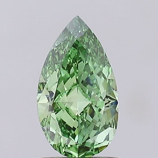 Loose Diamond - PEAR 1.02ct Fancy Vivid Green VS1: Loose Diamond - PEAR 1.02ct Fancy Vivid Green VS1 Source: This is a real non-mined Diamond that has been grown in a lab Shape: PEAR Carats: 1.02 Color: Fancy Vivid Green Certification: IGI Video: