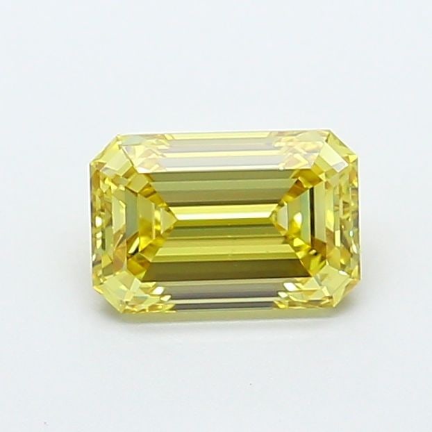 Loose Diamond - EMERALD 1.5ct Fancy Yellow VS1: Loose Diamond - EMERALD 1.5ct Fancy Yellow VS1 Source: This is a real non-mined Diamond that has been grown in a lab Shape: EMERALD Carats: 1.5 Color: Fancy Yellow Certification: IGI Video: