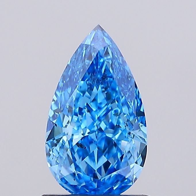 Loose Diamond - PEAR 1.04ct Fancy Vivid Blue SI1: Loose Diamond - PEAR 1.04ct Fancy Vivid Blue SI1 Source: This is a real non-mined Diamond that has been grown in a lab Shape: PEAR Carats: 1.04 Color: Fancy Vivid Blue Certification: IGI Video: Video