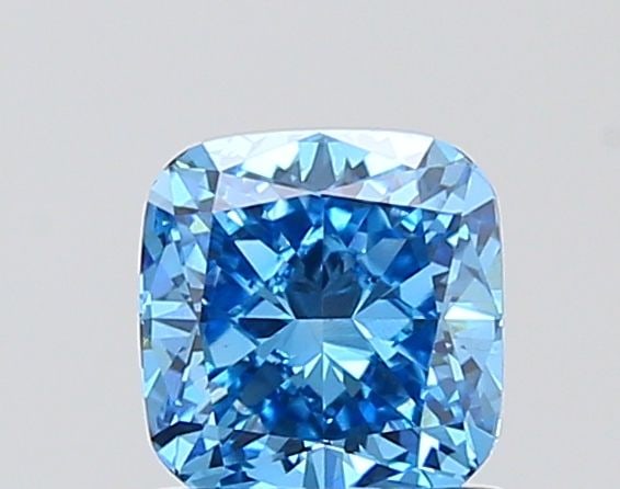 Loose Diamond - CUSHION MODIFIED 1.03ct Fancy Vivid Blue VS1: Loose Diamond - CUSHION MODIFIED 1.03ct Fancy Vivid Blue VS1 Source: This is a real non-mined Diamond that has been grown in a lab Shape: CUSHION MODIFIED Carats: 1.03 Color: Fancy Vivid Blue Certific