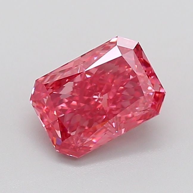 Loose Diamond - RADIANT 2.23ct Fancy Vivid Reddish Pink VS1: Loose Diamond - RADIANT 2.23ct Fancy Vivid Reddish Pink VS1 Source: This is a real non-mined Diamond that has been grown in a lab Shape: RADIANT Carats: 2.23 Color: Fancy Vivid Reddish Pink Certificat
