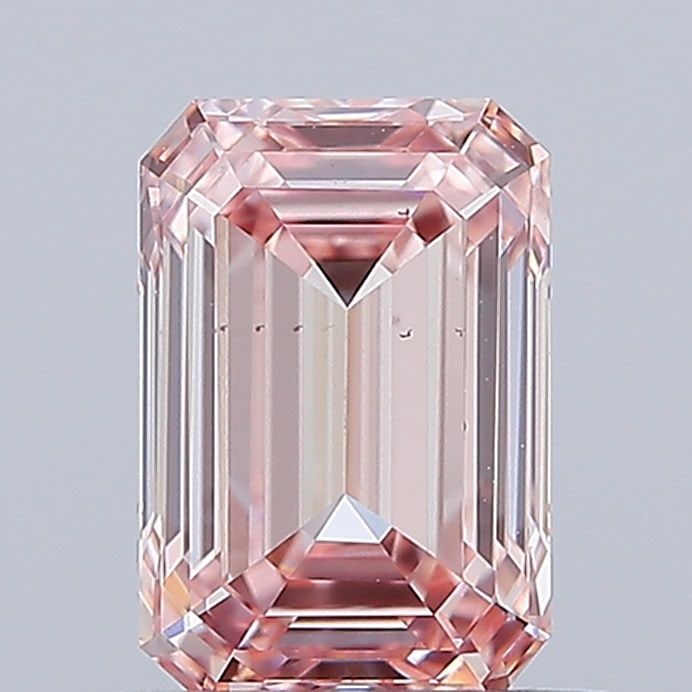 Loose Diamond - EMERALD 1.1ct Fancy Intense Pink VS2: Loose Diamond - EMERALD 1.1ct Fancy Intense Pink VS2 Source: This is a real non-mined Diamond that has been grown in a lab Shape: EMERALD Carats: 1.1 Color: Fancy Intense Pink Certification: IGI Video