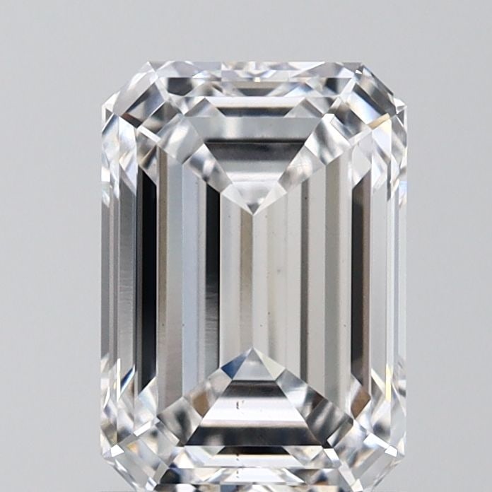 Loose Diamond - EMERALD 1.57ct D VS2: Loose Diamond - EMERALD 1.57ct D VS2 Source: This is a real non-mined Diamond that has been grown in a lab Shape: EMERALD Carats: 1.57 Color: D Clarity: VS2 Certification: IGI Video: