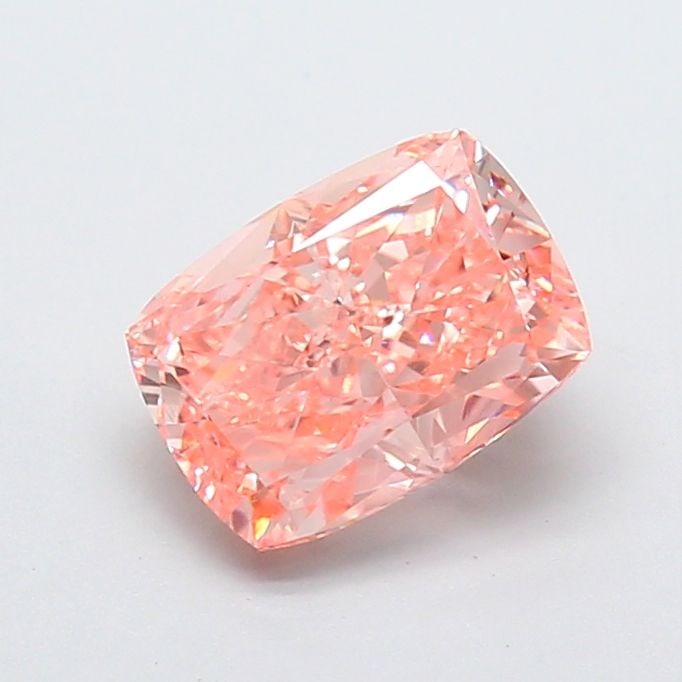 Loose Diamond - CUSHION MODIFIED 3.01ct Fancy Intense Orangey Pink VVS2: Loose Diamond - CUSHION MODIFIED 3.01ct Fancy Intense Orangey Pink VVS2 Source: This is a real non-mined Diamond that has been grown in a lab Shape: CUSHION MODIFIED Carats: 3.01 Color: Fancy Intense 