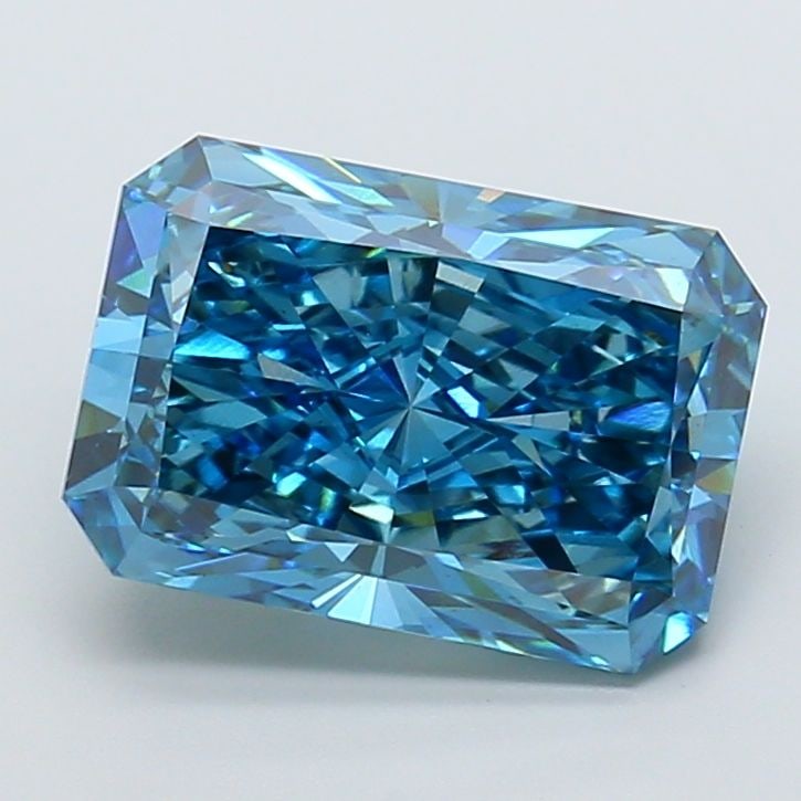 Loose Diamond - RADIANT 7.12ct Fancy Vivid Blue VS1: Loose Diamond - RADIANT 7.12ct Fancy Vivid Blue VS1 Source: This is a real non-mined Diamond that has been grown in a lab Shape: RADIANT Carats: 7.12 Color: Fancy Vivid Blue Certification: IGI Video:
