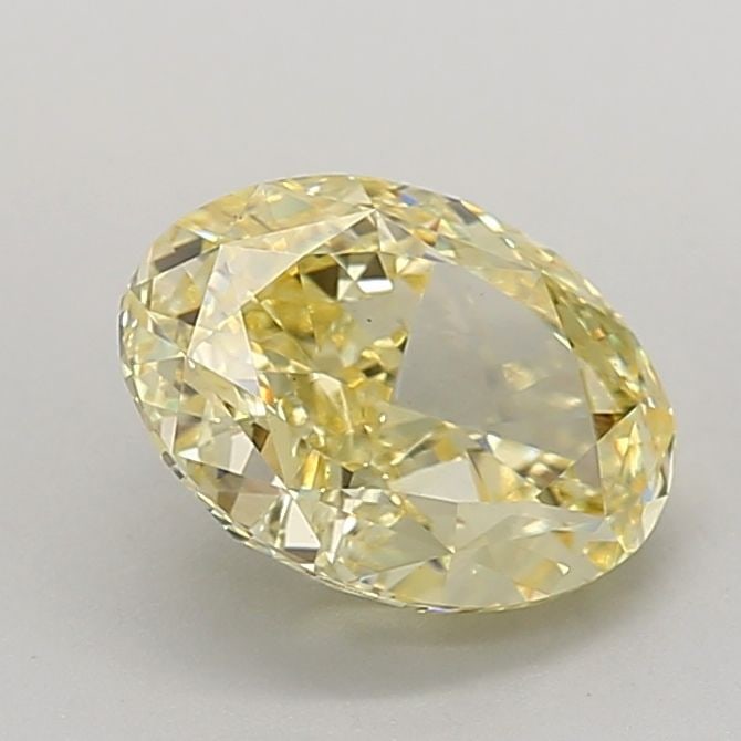 Loose Diamond - OVAL 2.65ct Fancy Intense Yellow VS1: Loose Diamond - OVAL 2.65ct Fancy Intense Yellow VS1 Source: This is a real non-mined Diamond that has been grown in a lab Shape: OVAL Carats: 2.65 Color: Fancy Intense Yellow Certification: IGI Video