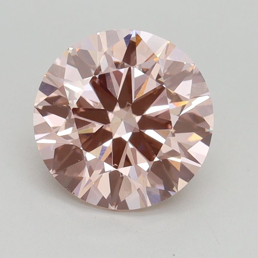 Loose Diamond - ROUND 2.14ct Fancy Intense Pink VS1: Loose Diamond - ROUND 2.14ct Fancy Intense Pink VS1 Source: This is a real non-mined Diamond that has been grown in a lab Shape: ROUND Carats: 2.14 Color: Fancy Intense Pink Certification: IGI Video: