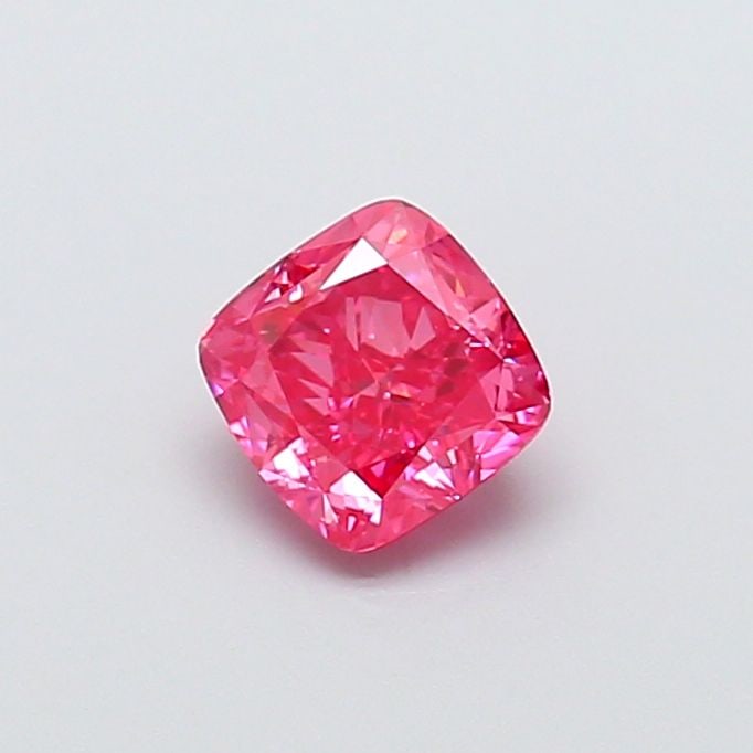 Loose Diamond - CUSHION BRILLIANT 1.04ct Fancy Vivid Pink VS1: Loose Diamond - CUSHION BRILLIANT 1.04ct Fancy Vivid Pink VS1 Source: This is a real non-mined Diamond that has been grown in a lab Shape: CUSHION BRILLIANT Carats: 1.04 Color: Fancy Vivid Pink Certif