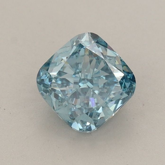 Loose Diamond - CUSHION MODIFIED 0.8ct Fancy Vivid Blue VS1: Loose Diamond - CUSHION MODIFIED 0.8ct Fancy Vivid Blue VS1 Source: This is a real non-mined Diamond that has been grown in a lab Shape: CUSHION MODIFIED Carats: 0.8 Color: Fancy Vivid Blue Certificat