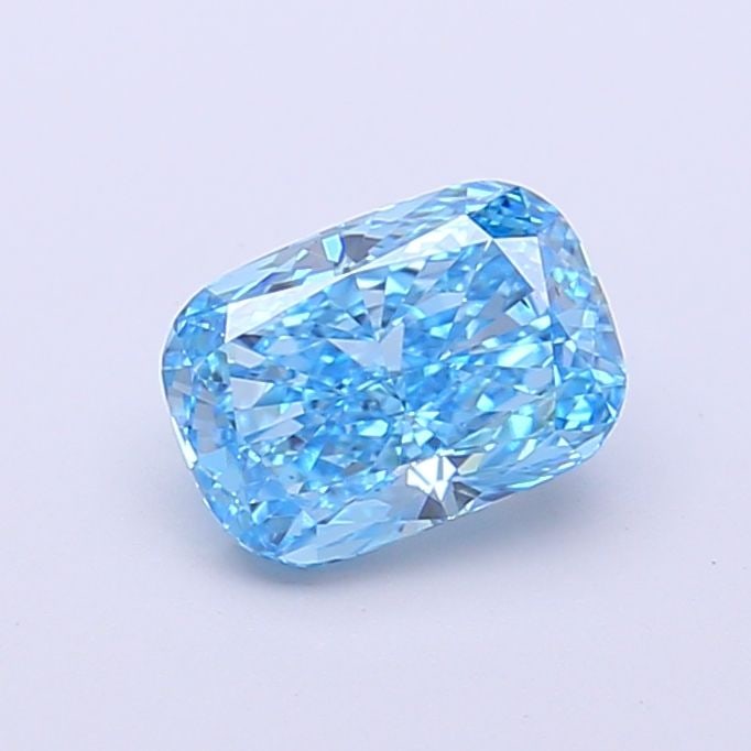 Loose Diamond - CUSHION MODIFIED 1.01ct Fancy Vivid Blue VS2: Loose Diamond - CUSHION MODIFIED 1.01ct Fancy Vivid Blue VS2 Source: This is a real non-mined Diamond that has been grown in a lab Shape: CUSHION MODIFIED Carats: 1.01 Color: Fancy Vivid Blue Certific
