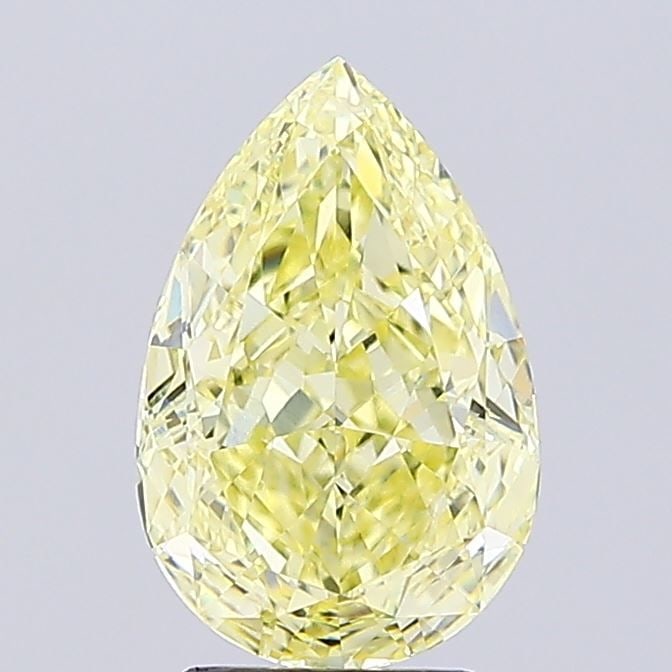 Loose Diamond - PEAR 3.6ct Fancy Intense Yellow VS1: Loose Diamond - PEAR 3.6ct Fancy Intense Yellow VS1 Source: This is a real non-mined Diamond that has been grown in a lab Shape: PEAR Carats: 3.6 Color: Fancy Intense Yellow Certification: IGI Video: