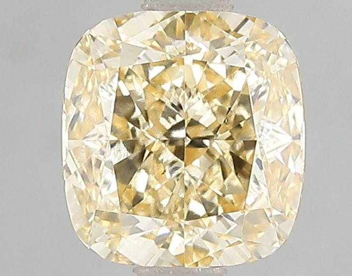 Loose Diamond - CUSHION MODIFIED 2.0ct Fancy Intense Yellow VS1: Loose Diamond - CUSHION MODIFIED 2.0ct Fancy Intense Yellow VS1 Source: This is a real non-mined Diamond that has been grown in a lab Shape: CUSHION MODIFIED Carats: 2.0 Color: Fancy Intense Yellow Ce