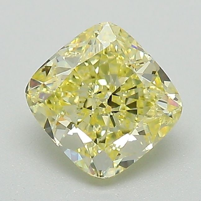 Loose Diamond - CUSHION BRILLIANT 1.18ct Fancy Intense Yellow VS1: Loose Diamond - CUSHION BRILLIANT 1.18ct Fancy Intense Yellow VS1 Source: This is a real non-mined Diamond that has been grown in a lab Shape: CUSHION BRILLIANT Carats: 1.18 Color: Fancy Intense Yello
