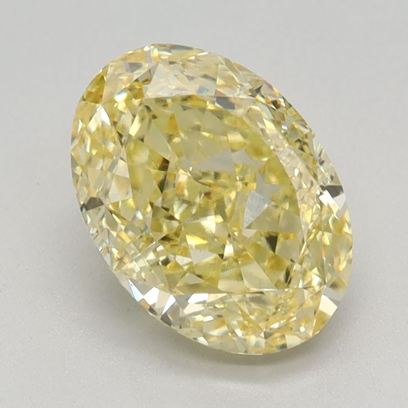 Loose Diamond - OVAL 1.68ct Fancy Intense Yellow VS1: Loose Diamond - OVAL 1.68ct Fancy Intense Yellow VS1 Source: This is a real non-mined Diamond that has been grown in a lab Shape: OVAL Carats: 1.68 Color: Fancy Intense Yellow Certification: IGI Video
