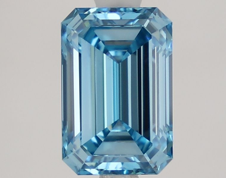 Loose Diamond - EMERALD 2.02ct Fancy Vivid Blue VS1: Loose Diamond - EMERALD 2.02ct Fancy Vivid Blue VS1 Source: This is a real non-mined Diamond that has been grown in a lab Shape: EMERALD Carats: 2.02 Color: Fancy Vivid Blue Certification: IGI Video: