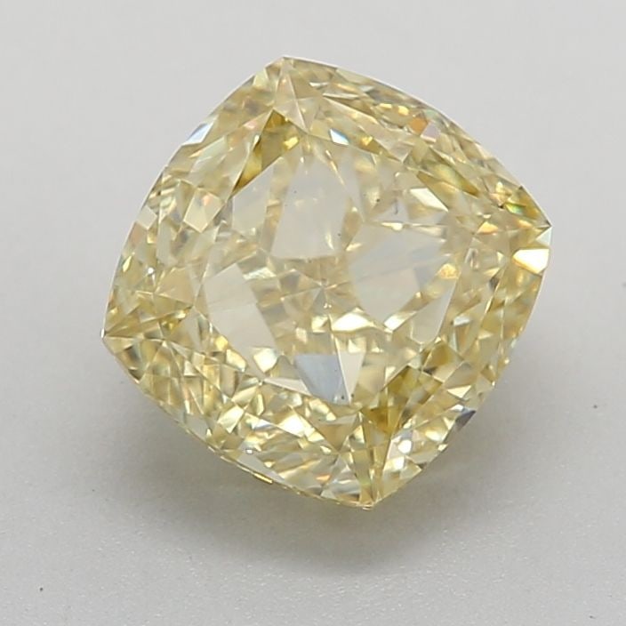 Loose Diamond - CUSHION MODIFIED 2.59ct Fancy Intense Yellow VS1: Loose Diamond - CUSHION MODIFIED 2.59ct Fancy Intense Yellow VS1 Source: This is a real non-mined Diamond that has been grown in a lab Shape: CUSHION MODIFIED Carats: 2.59 Color: Fancy Intense Yellow 