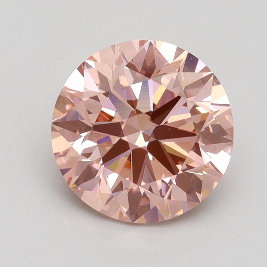 Loose Diamond - ROUND 2.0ct Fancy Intense Pink VS1: Loose Diamond - ROUND 2.0ct Fancy Intense Pink VS1 Source: This is a real non-mined Diamond that has been grown in a lab Shape: ROUND Carats: 2.0 Color: Fancy Intense Pink Certification: IGI Video: