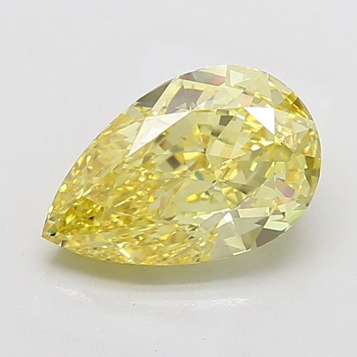Loose Diamond - PEAR 4.02ct Fancy Intense Yellow VS1: Loose Diamond - PEAR 4.02ct Fancy Intense Yellow VS1 Source: This is a real non-mined Diamond that has been grown in a lab Shape: PEAR Carats: 4.02 Color: Fancy Intense Yellow Certification: IGI Video