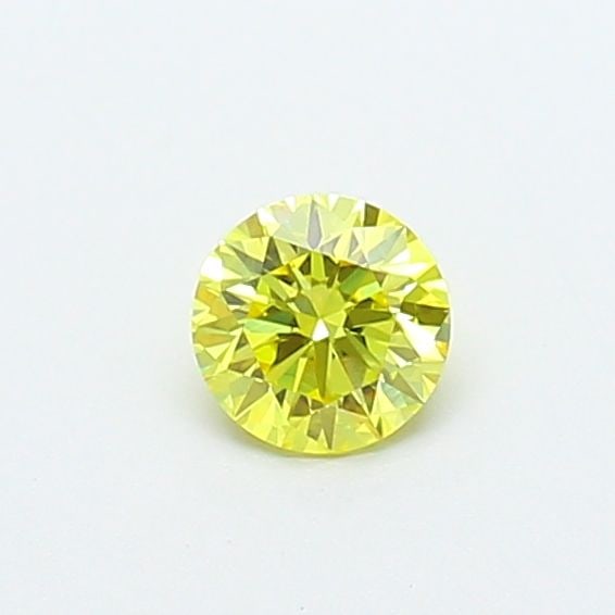 Ideal Loose Diamond - ROUND 0.32ct Fancy Vivid Yellow VVS2: Ideal Loose Diamond - ROUND 0.32ct Fancy Vivid Yellow VVS2 Source: This is a real non-mined Diamond that has been grown in a lab Shape: ROUND Carats: 0.32 Color: Fancy Vivid Yellow Certification: IGI 