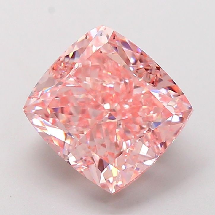 Loose Diamond - CUSHION MODIFIED 5.0ct Fancy Vivid Pink VS2: Loose Diamond - CUSHION MODIFIED 5.0ct Fancy Vivid Pink VS2 Source: This is a real non-mined Diamond that has been grown in a lab Shape: CUSHION MODIFIED Carats: 5.0 Color: Fancy Vivid Pink Certificat