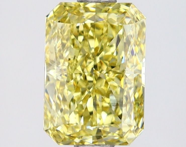 Loose Diamond - RADIANT 1.52ct Fancy Vivid Yellow VS2: Loose Diamond - RADIANT 1.52ct Fancy Vivid Yellow VS2 Source: This is a real non-mined Diamond that has been grown in a lab Shape: RADIANT Carats: 1.52 Color: Fancy Vivid Yellow Certification: IGI Vid