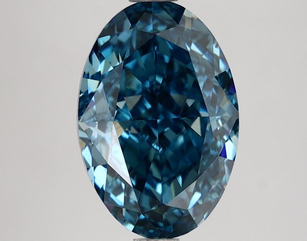 Loose Diamond - OVAL 3.06ct Fancy Vivid Blue VS1: Loose Diamond - OVAL 3.06ct Fancy Vivid Blue VS1 Source: This is a real non-mined Diamond that has been grown in a lab Shape: OVAL Carats: 3.06 Color: Fancy Vivid Blue Certification: IGI Video: