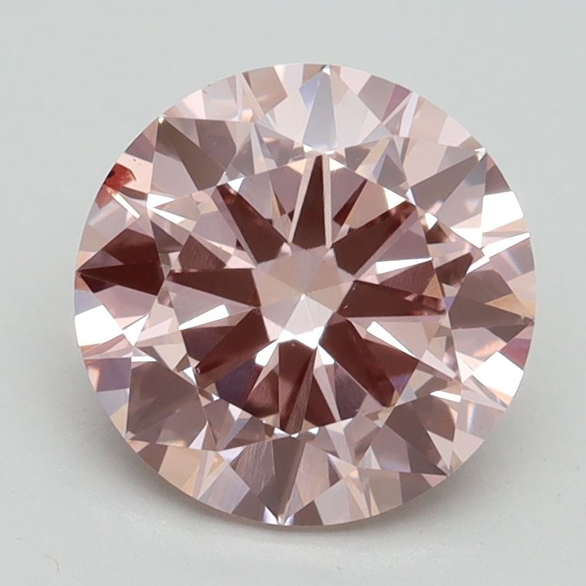 Loose Diamond - ROUND 2.5ct Fancy Intense Pink VS2: Loose Diamond - ROUND 2.5ct Fancy Intense Pink VS2 Source: This is a real non-mined Diamond that has been grown in a lab Shape: ROUND Carats: 2.5 Color: Fancy Intense Pink Certification: IGI Video: