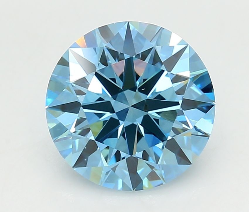 Ideal Loose Diamond - ROUND 3.02ct Fancy Vivid Blue VS1: Ideal Loose Diamond - ROUND 3.02ct Fancy Vivid Blue VS1 Source: This is a real non-mined Diamond that has been grown in a lab Shape: ROUND Carats: 3.02 Color: Fancy Vivid Blue Certification: IGI Video