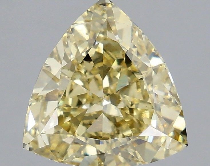 Loose Diamond - TRIANGULAR 3.09ct Fancy Intense Yellow VS1: Loose Diamond - TRIANGULAR 3.09ct Fancy Intense Yellow VS1 Source: This is a real non-mined Diamond that has been grown in a lab Shape: TRIANGULAR Carats: 3.09 Color: Fancy Intense Yellow Certificatio
