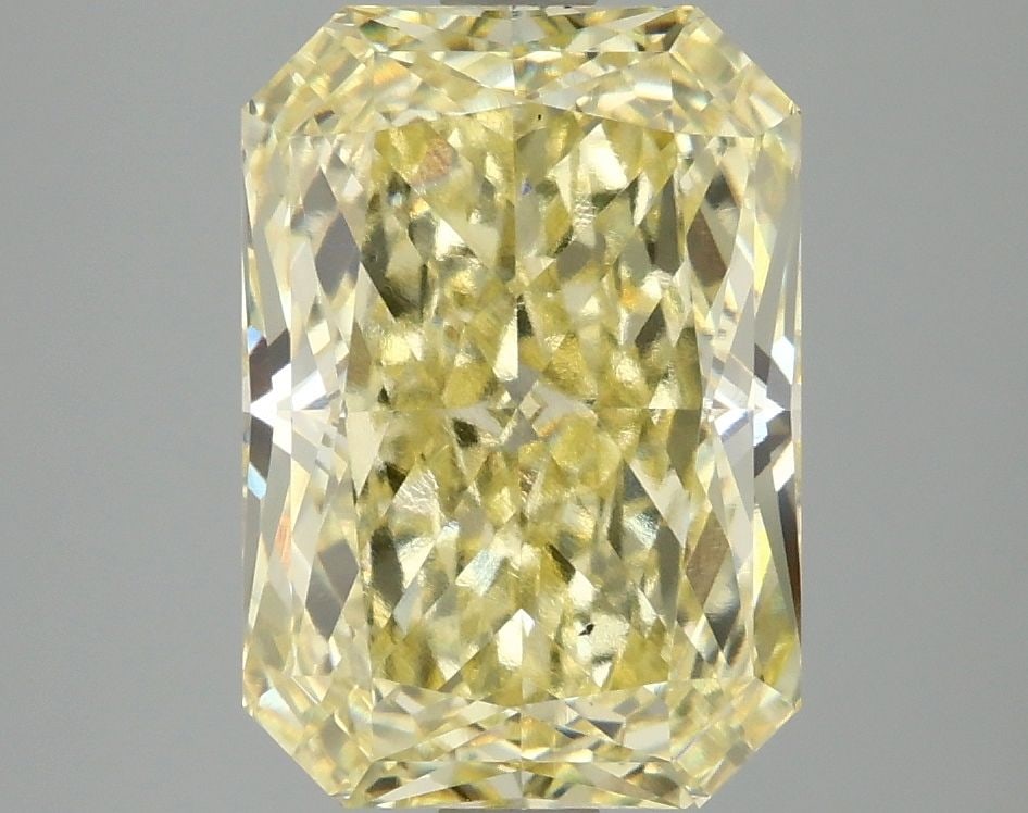 Loose Diamond - RADIANT 4.03ct Fancy Intense Yellow VS2: Loose Diamond - RADIANT 4.03ct Fancy Intense Yellow VS2 Source: This is a real non-mined Diamond that has been grown in a lab Shape: RADIANT Carats: 4.03 Color: Fancy Intense Yellow Certification: IGI