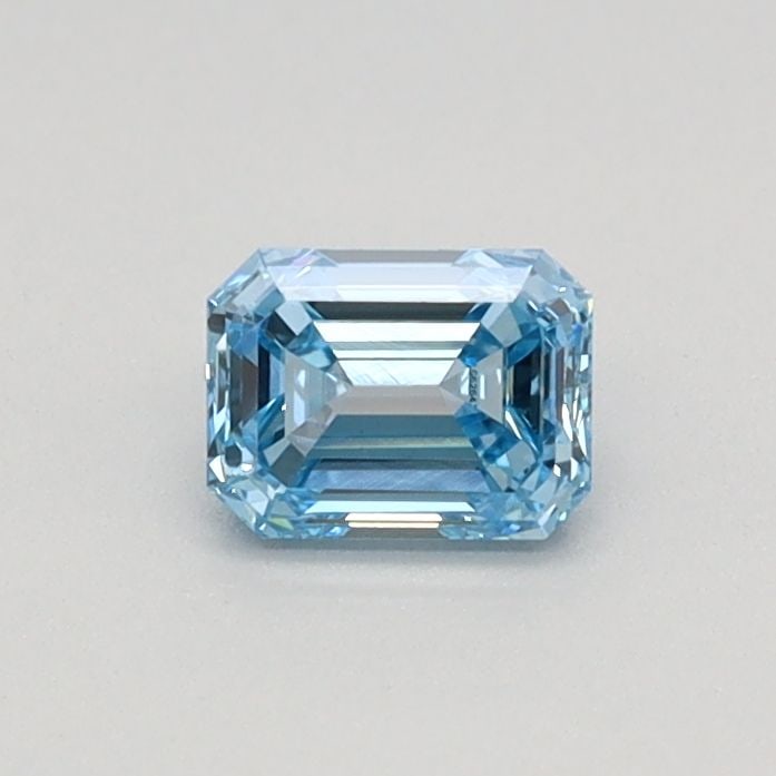 Loose Diamond - EMERALD 0.33ct Fancy Vivid Blue VS1: Loose Diamond - EMERALD 0.33ct Fancy Vivid Blue VS1 Source: This is a real non-mined Diamond that has been grown in a lab Shape: EMERALD Carats: 0.33 Color: Fancy Vivid Blue Certification: IGI Video: