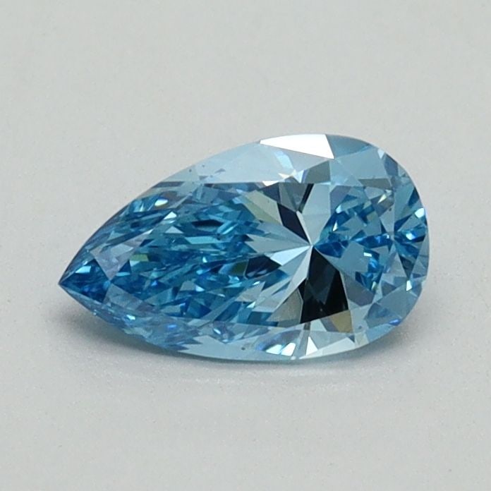 Loose Diamond - PEAR 0.51ct Fancy Blue VS2: Loose Diamond - PEAR 0.51ct Fancy Blue VS2 Source: This is a real non-mined Diamond that has been grown in a lab Shape: PEAR Carats: 0.51 Color: Fancy Blue Certification: NONE Video: