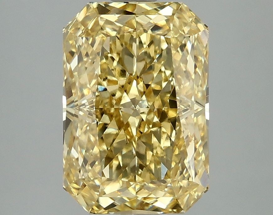 Loose Diamond - RADIANT 3.06ct Fancy Vivid Yellow VS1: Loose Diamond - RADIANT 3.06ct Fancy Vivid Yellow VS1 Source: This is a real non-mined Diamond that has been grown in a lab Shape: RADIANT Carats: 3.06 Color: Fancy Vivid Yellow Certification: IGI Vid