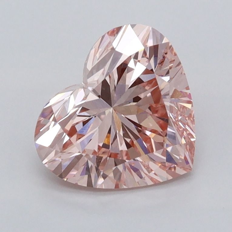 Loose Diamond - HEART 1.54ct Fancy Vivid Pink VS1: Loose Diamond - HEART 1.54ct Fancy Vivid Pink VS1 Source: This is a real non-mined Diamond that has been grown in a lab Shape: HEART Carats: 1.54 Color: Fancy Vivid Pink Certification: IGI Video: