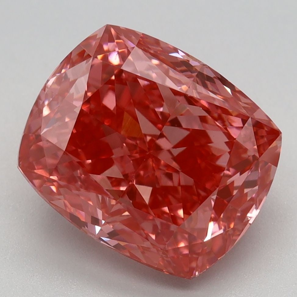 Loose Diamond - CUSHION MODIFIED 4.25ct Fancy Vivid Pink VS1: Loose Diamond - CUSHION MODIFIED 4.25ct Fancy Vivid Pink VS1 Source: This is a real non-mined Diamond that has been grown in a lab Shape: CUSHION MODIFIED Carats: 4.25 Color: Fancy Vivid Pink Certific
