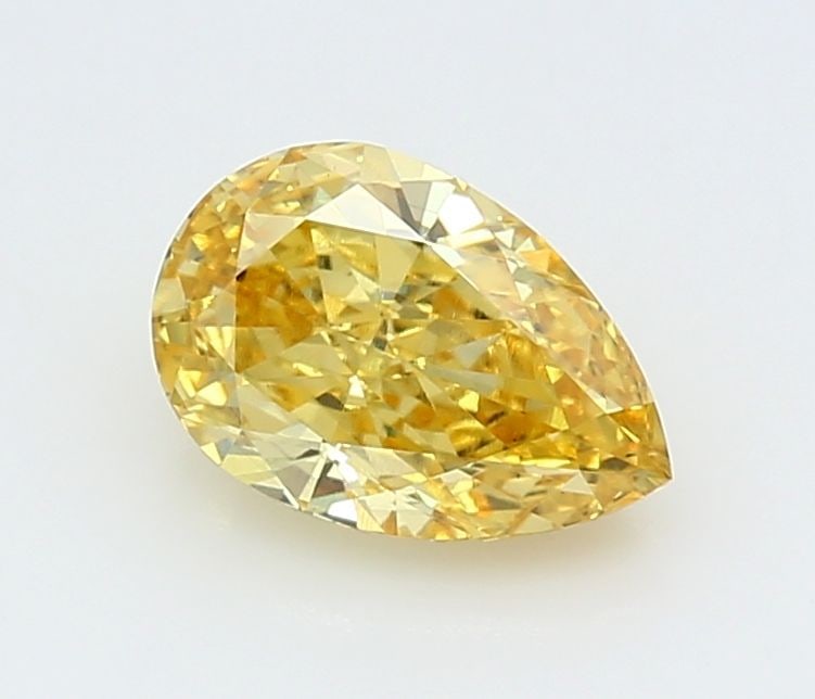 Loose Diamond - PEAR 1.63ct Fancy Vivid Yellow VS1 (1 of 1)