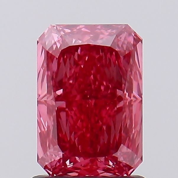 Loose Diamond - RADIANT 1.31ct Fancy Vivid Pink VVS2: Loose Diamond - RADIANT 1.31ct Fancy Vivid Pink VVS2 Source: This is a real non-mined Diamond that has been grown in a lab Shape: RADIANT Carats: 1.31 Color: Fancy Vivid Pink Certification: IGI Video: