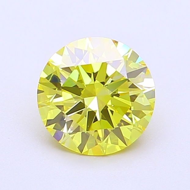 Loose Diamond - ROUND 1.08ct Fancy Vivid Yellow VVS1: Loose Diamond - ROUND 1.08ct Fancy Vivid Yellow VVS1 Source: This is a real non-mined Diamond that has been grown in a lab Shape: ROUND Carats: 1.08 Color: Fancy Vivid Yellow Certification: IGI Video: