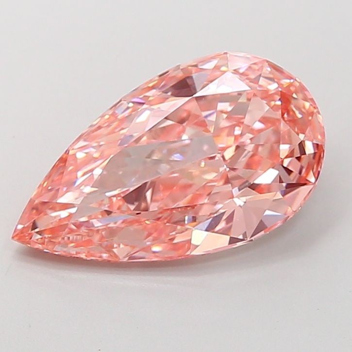 Loose Diamond - PEAR 4.51ct Fancy Vivid Pink VS1: Loose Diamond - PEAR 4.51ct Fancy Vivid Pink VS1 Source: This is a real non-mined Diamond that has been grown in a lab Shape: PEAR Carats: 4.51 Color: Fancy Vivid Pink Certification: IGI Video: