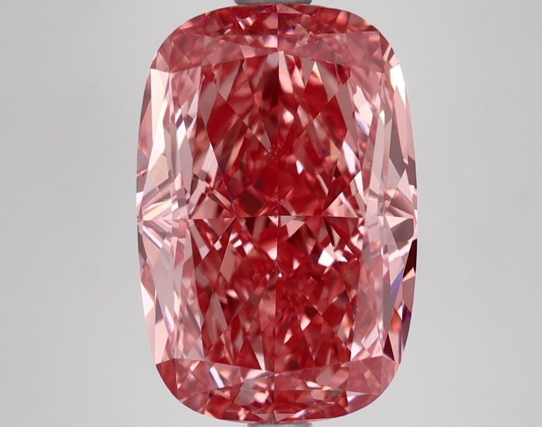 Loose Diamond - CUSHION MODIFIED 6.07ct Fancy Vivid Pink VS1: Loose Diamond - CUSHION MODIFIED 6.07ct Fancy Vivid Pink VS1 Source: This is a real non-mined Diamond that has been grown in a lab Shape: CUSHION MODIFIED Carats: 6.07 Color: Fancy Vivid Pink Certific