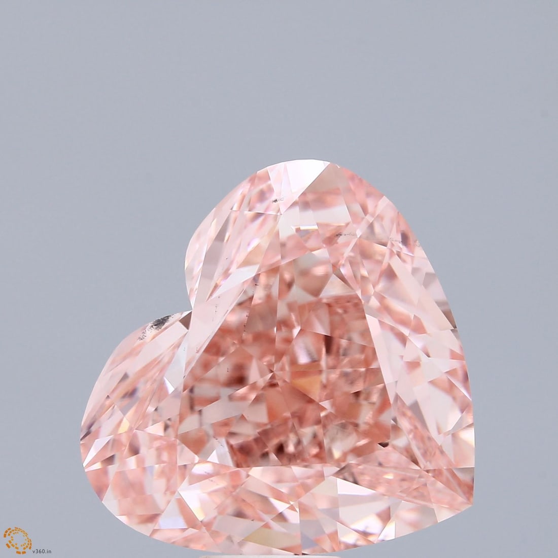 Loose Diamond - HEART 20.06ct Fancy Vivid Pink VS2: Loose Diamond - HEART 20.06ct Fancy Vivid Pink VS2 Source: This is a real non-mined Diamond that has been grown in a lab Shape: HEART Carats: 20.06 Color: Fancy Vivid Pink Certification: IGI Video: