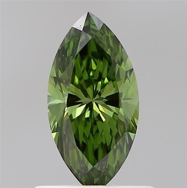 Loose Diamond - MARQUISE 0.7ct Fancy Vivid Green VS1: Loose Diamond - MARQUISE 0.7ct Fancy Vivid Green VS1 Source: This is a real non-mined Diamond that has been grown in a lab Shape: MARQUISE Carats: 0.7 Color: Fancy Vivid Green Certification: IGI Video