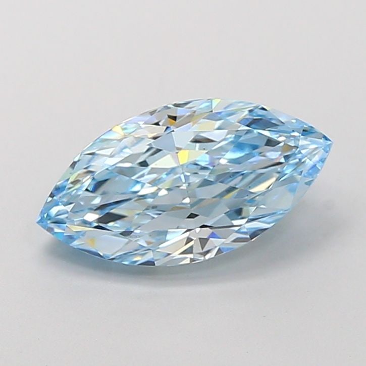 Loose Diamond - MARQUISE 3.02ct Fancy Vivid Blue VS1: Loose Diamond - MARQUISE 3.02ct Fancy Vivid Blue VS1 Source: This is a real non-mined Diamond that has been grown in a lab Shape: MARQUISE Carats: 3.02 Color: Fancy Vivid Blue Certification: IGI Video