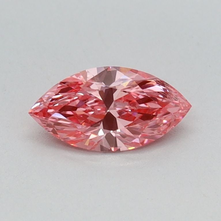 Loose Diamond - MARQUISE 0.35ct Fancy Vivid Pink VS1: Loose Diamond - MARQUISE 0.35ct Fancy Vivid Pink VS1 Source: This is a real non-mined Diamond that has been grown in a lab Shape: MARQUISE Carats: 0.35 Color: Fancy Vivid Pink Certification: IGI Video