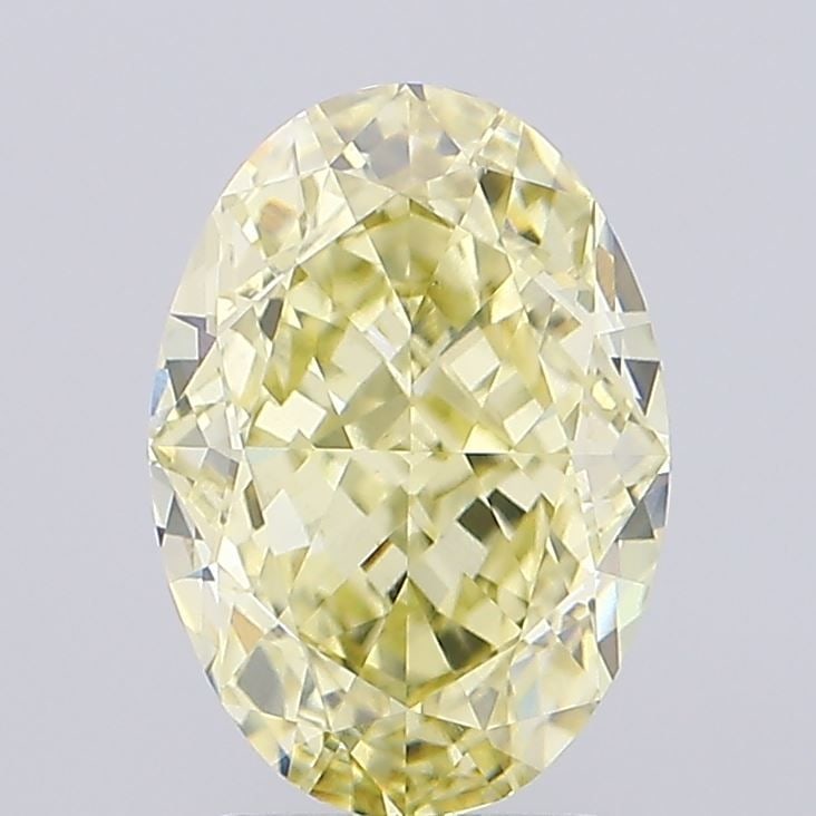Loose Diamond - OVAL 3.02ct Fancy Yellow VS1: Loose Diamond - OVAL 3.02ct Fancy Yellow VS1 Source: This is a real non-mined Diamond that has been grown in a lab Shape: OVAL Carats: 3.02 Color: Fancy Yellow Certification: IGI Video: