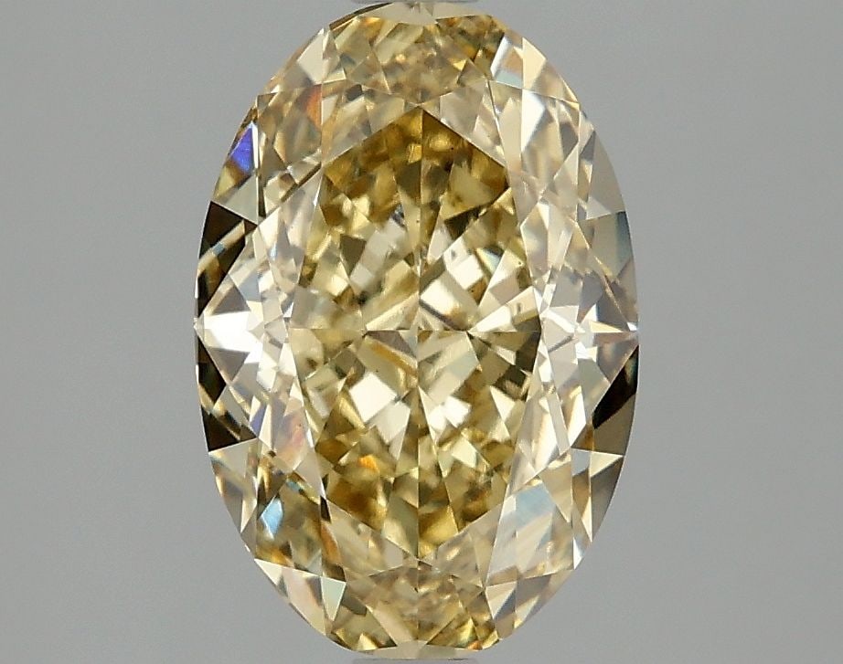 Loose Diamond - OVAL 3.06ct Fancy Intense Yellow VS1: Loose Diamond - OVAL 3.06ct Fancy Intense Yellow VS1 Source: This is a real non-mined Diamond that has been grown in a lab Shape: OVAL Carats: 3.06 Color: Fancy Intense Yellow Certification: IGI Video